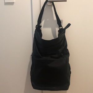 Lululemon Black Nylon Tote